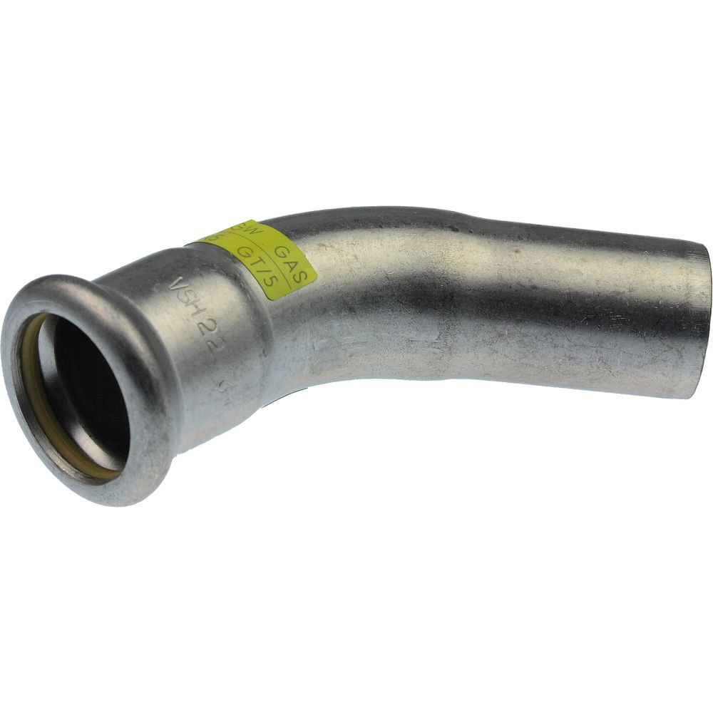 Stainless-press Gas 45 Degree M/F Bend