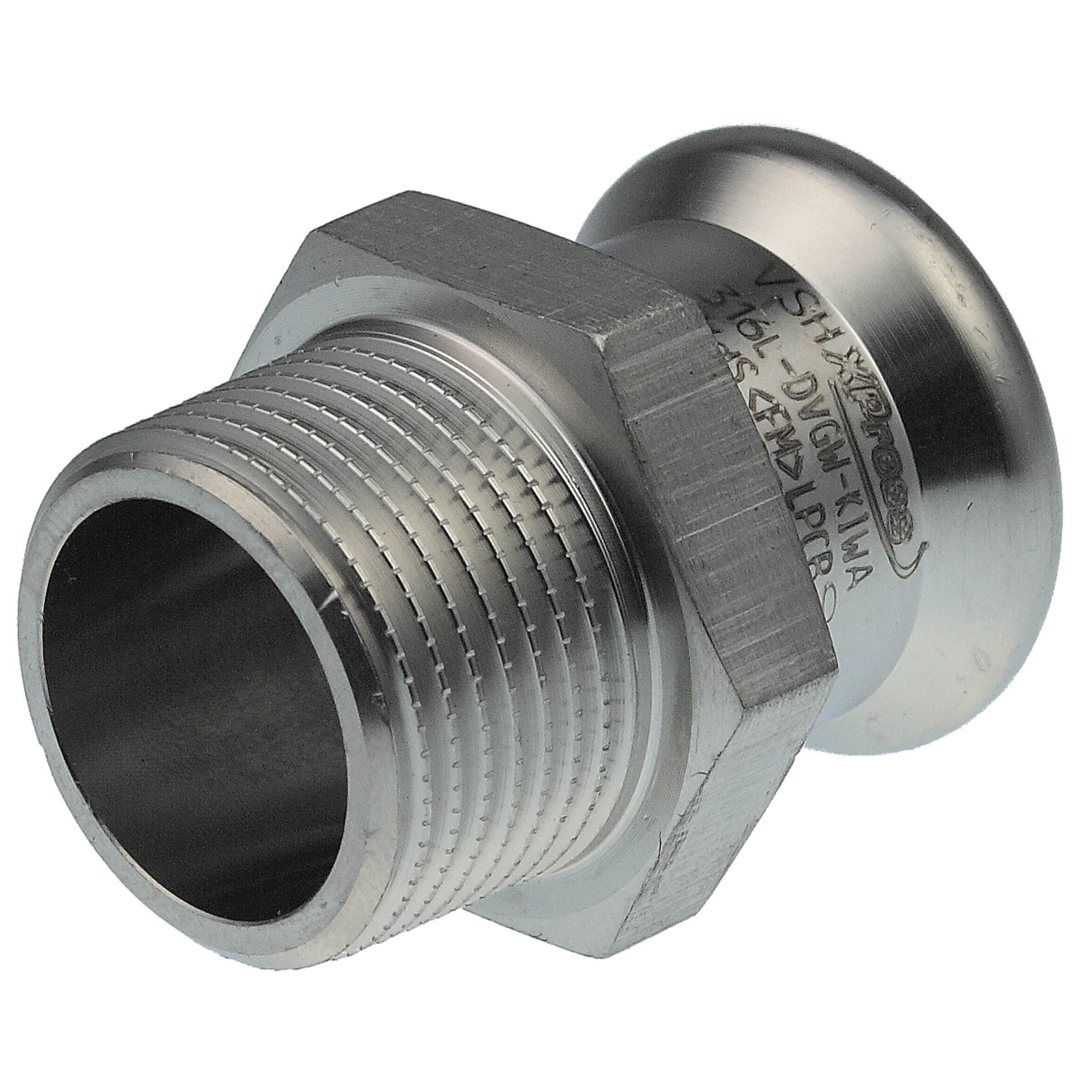 Stainless-press Male Adapter